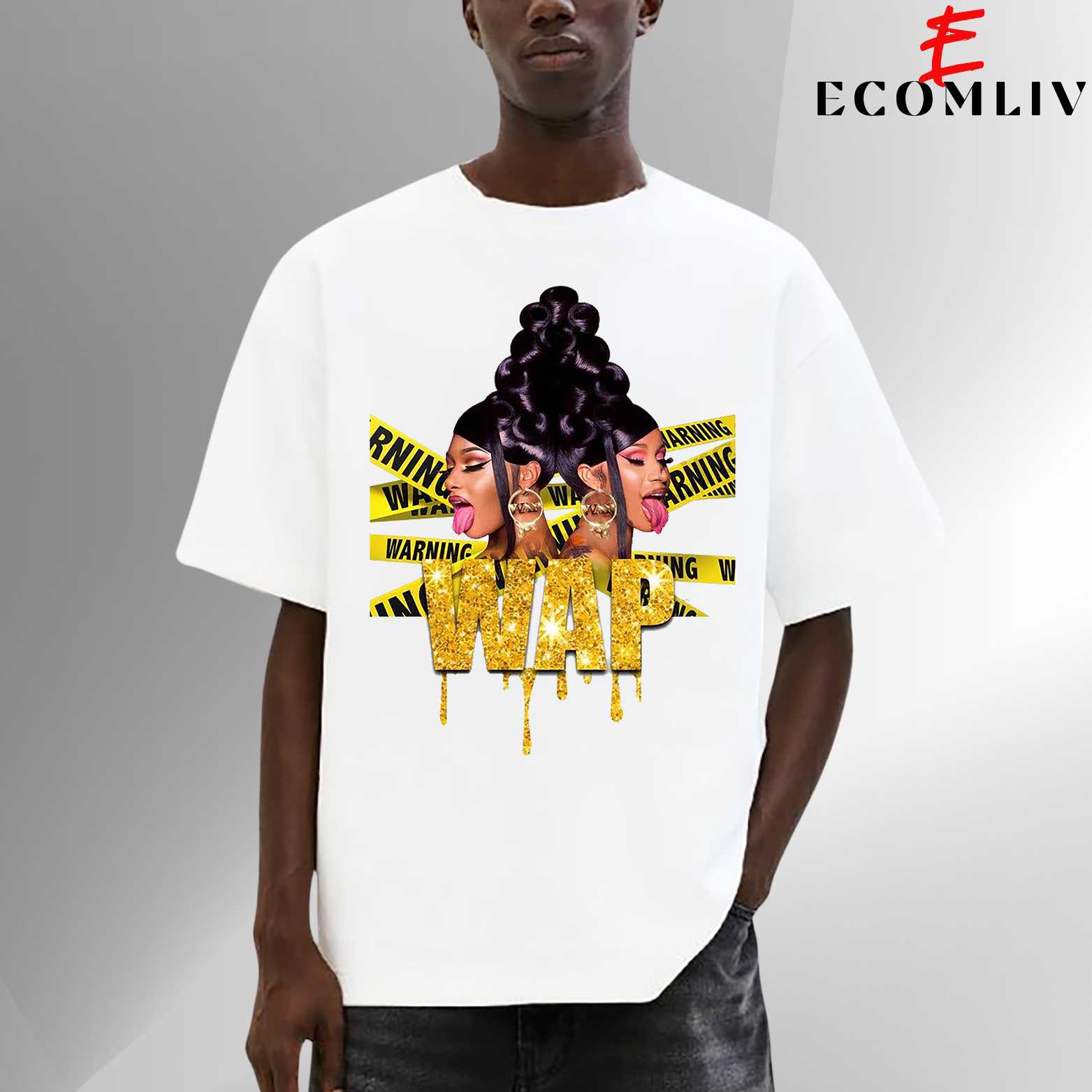 Wap Graphic Tee, Cardi B Rap Music, Unisex Streetwear Trap Shirt